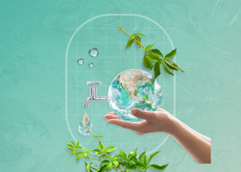 Teal and Green Photo World Water Day Instagram Post (Student Label)